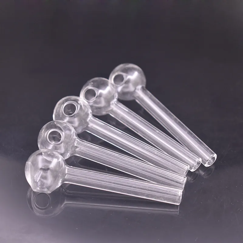 100pcs Super Thick Pyrex Glass Oil Burner Pipe Tubo di grande spessore Tubo di vetro Oil Nail Pipes Cheapest