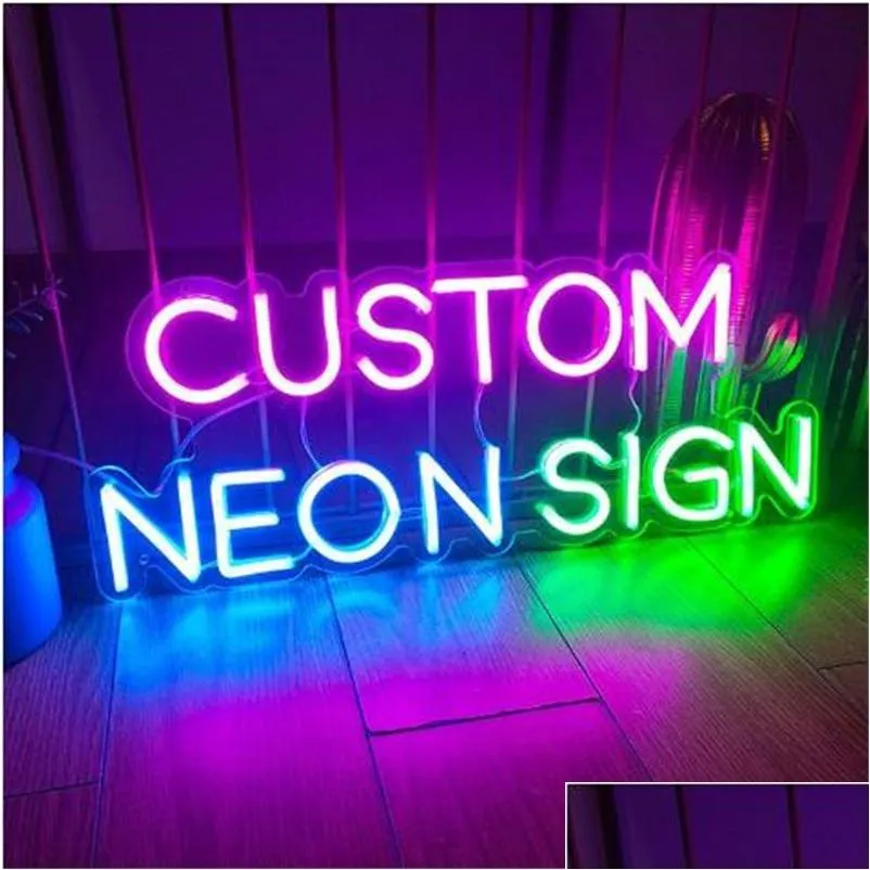 Led Neon Sign Custom Signs Light Shop Pub Store Garm Home Birthday