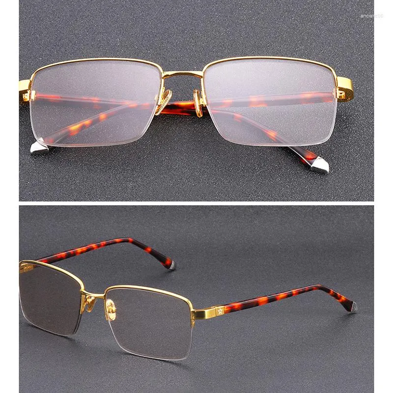 Óculos de Sol Óculos de Cristal Natural Puro Óculos de Pedra Masculino Vintage Acetato Anti-Arranhões Fresco e Hidratante Óculos de Olho Mineral Lente Óculos de Pai