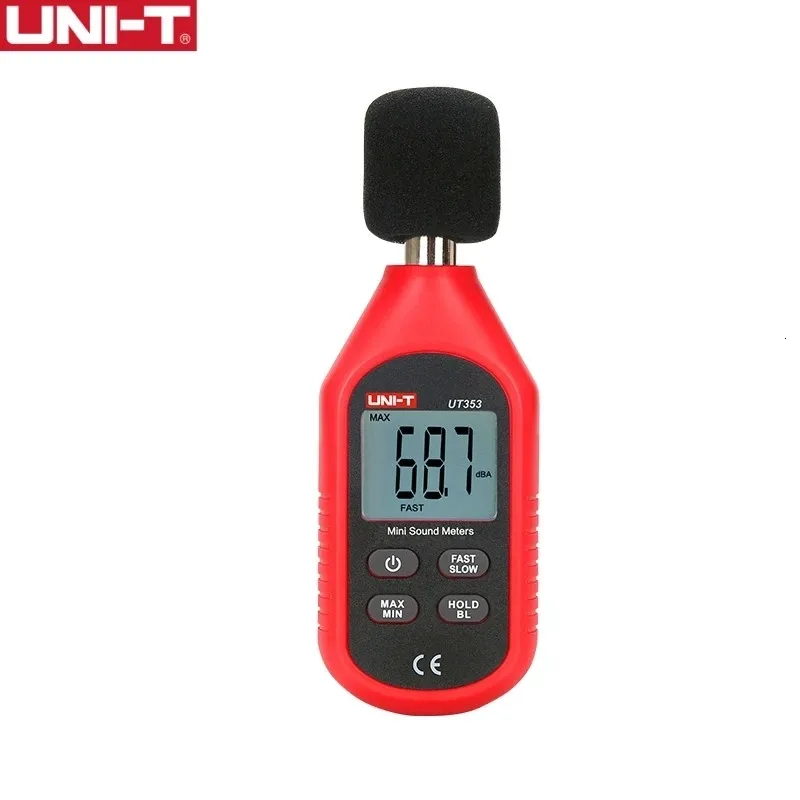 Geluidsmeters UNIT UT353 Geluidsmeetinstrument db Meter 30 ~ 130dB Mini Audio Sound Level Meter Decibel Monitor 230804