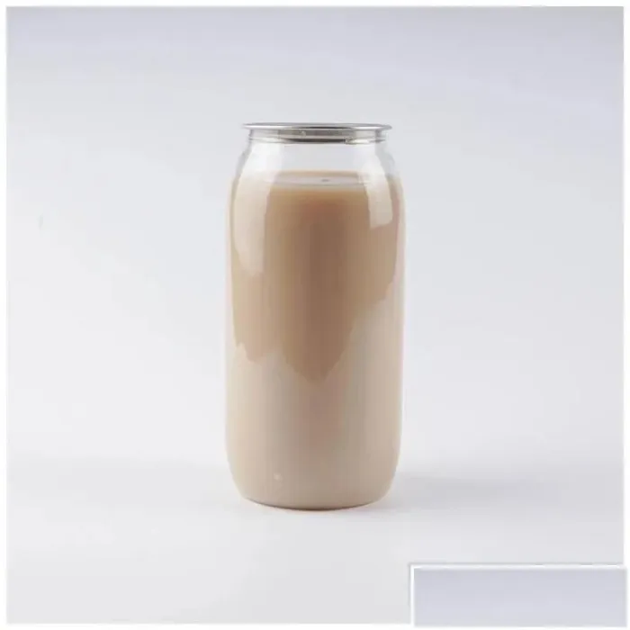 water bottles plastic beverage bottle  can 350ml 500ml 650ml ringpl round water bottles disposable food grade pet juice cups b3 d