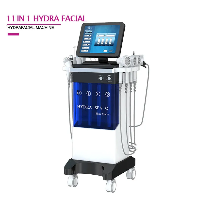 11 w 1 Mikrodermabrazja Najbardziej zaawansowana maszyna do twarzy Hydra Ice Blue Hydrafacial Machine Hydrogen Dermabrazion Equipment do spa