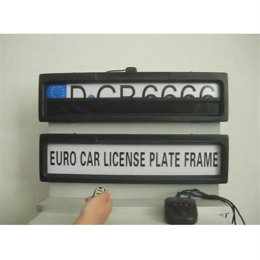 General steady License plate frames Stealth Remote control car Privacy Cover Licence Plate frame keep vehicle safe suitable for Eu253y