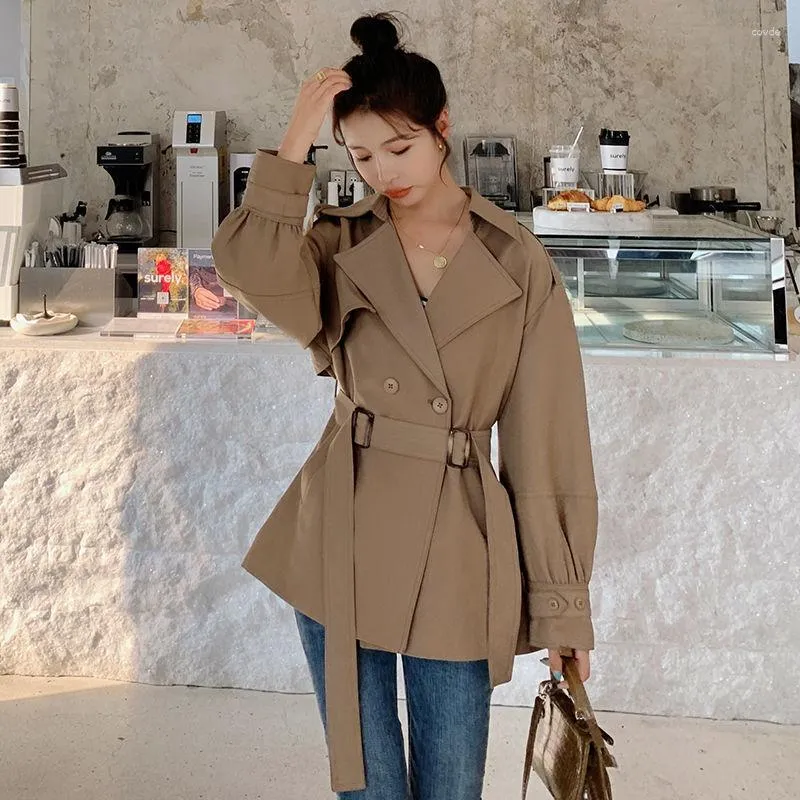 Women's Trench Coats Wholesale 2023 Spring Autumn Winter Fashion Casual Ladies Work Wear Nice Women Jacket Woman Female OL BAt156