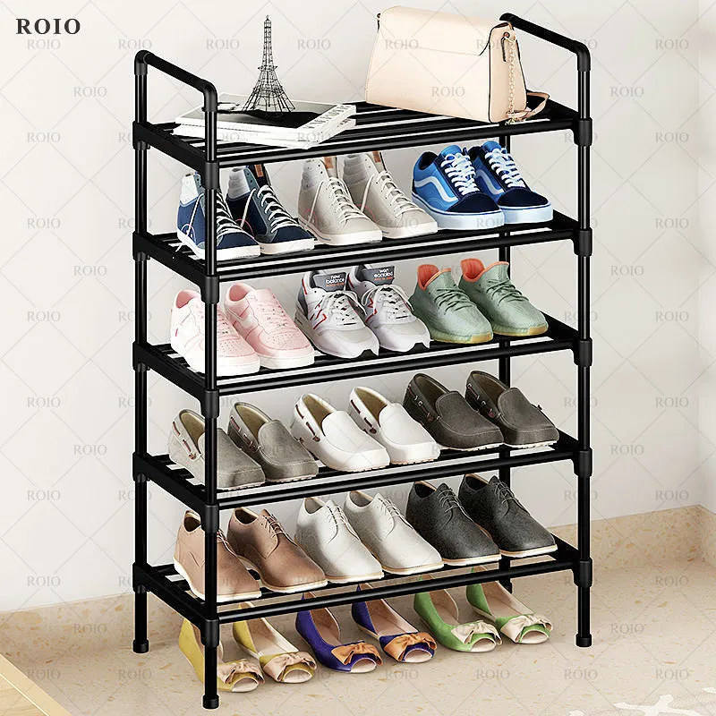 Portaoggetti Rack Scarpiera Semplice Scaffale In Metallo Calzature  Soggiorno Salvaspazio Scarpe Organizer Stand Holder Nero 230807 Da 29,06 €