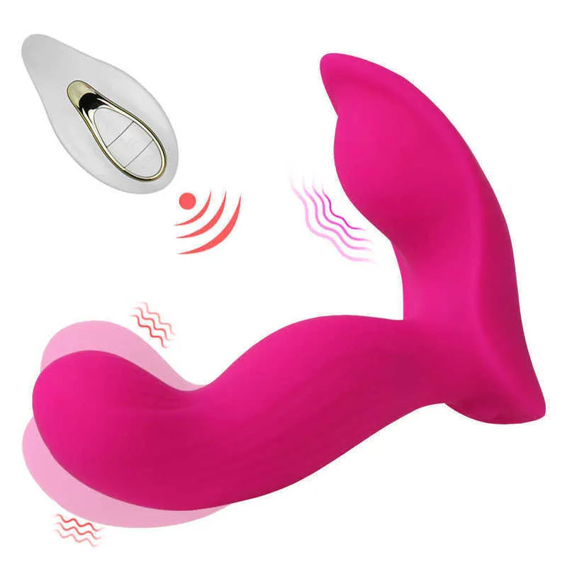 Massager klitor vagina g spotstimulator 10 lägen sväng trådlös fjärrkontroll vuxen leveranser dildo vibrator bärbara trosor