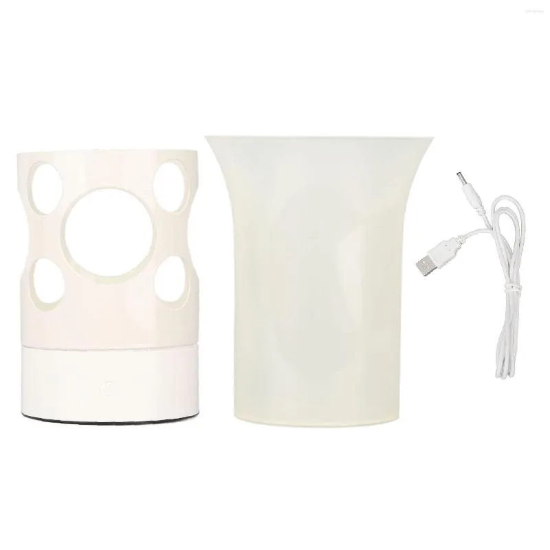 Veilleuses Vase Lampe Doux LED Décoratif Double Usage USB Plug In Résistant Aux Rayures Fine Fabrication Lumière Pour Chambre