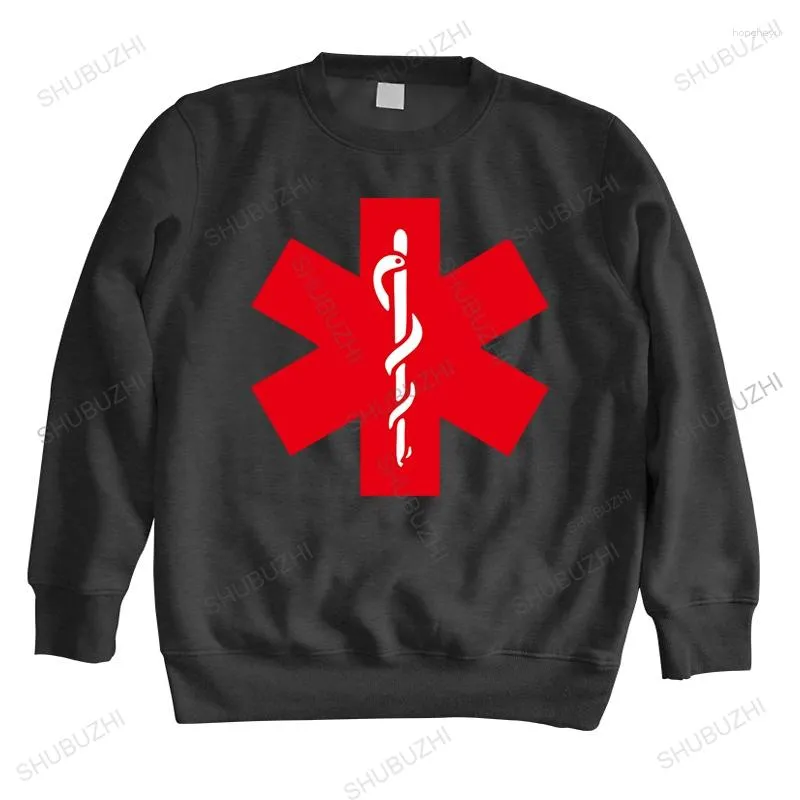 Felpe con cappuccio da uomo Cotton Mens Spring Top Emergency Care First Responder Fashion Felpa Uomo Euro Size Regali per ragazzi