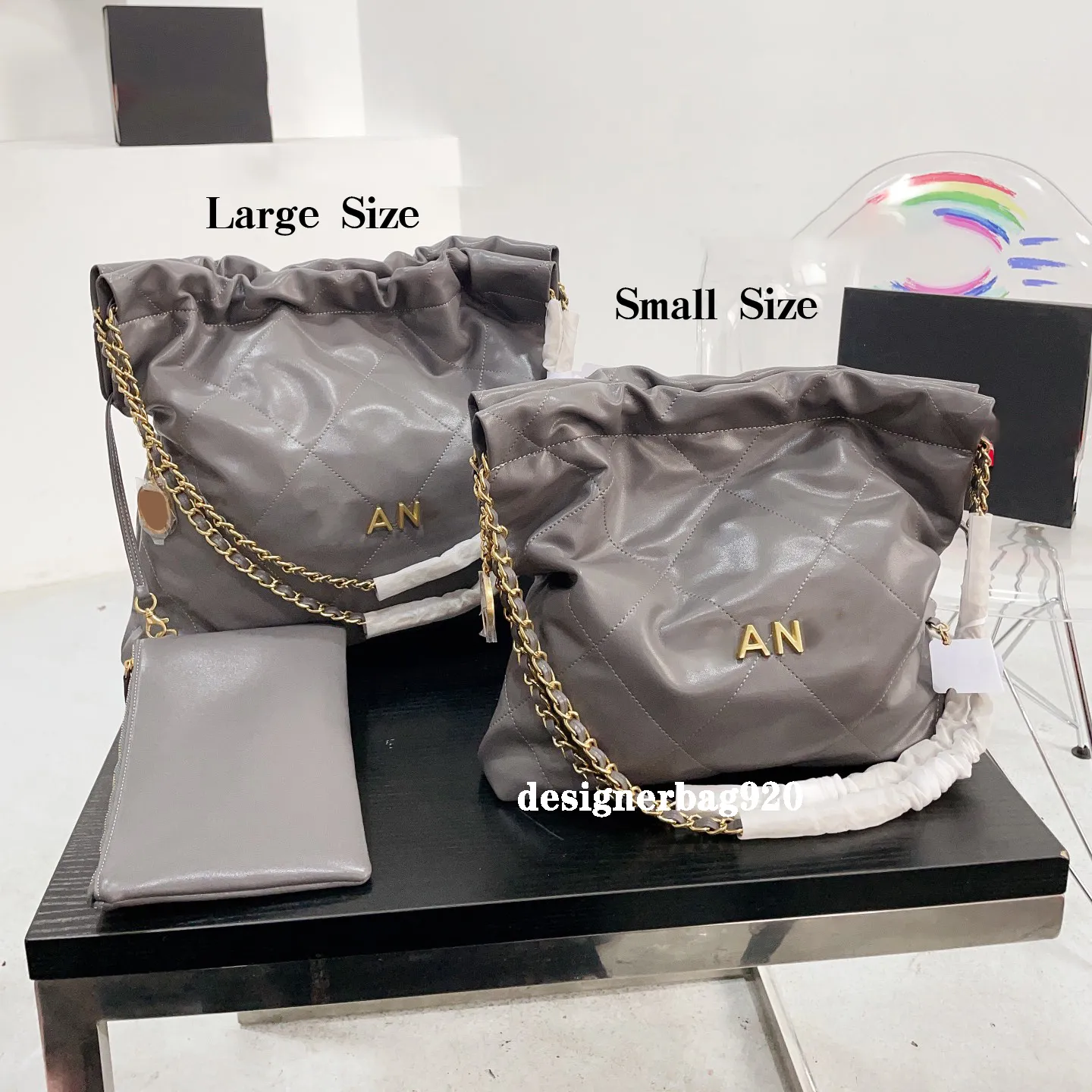 Designer Bucket Bag CC Letter Tygväskor för arbete äkta läder dragkammare handväska modeväska märken purses shoppingväska koppling väskor liten axelväska