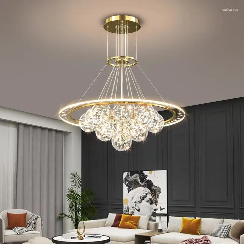 Lampade a sospensione LED 2023 Lampade da pranzo per camera da letto calde Lampadari moderni minimalisti Living Nordic Luxury Gypsophila creativo
