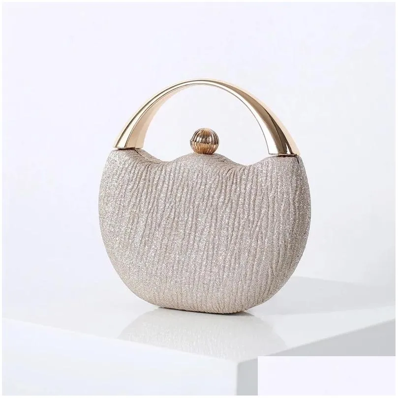 Handbags Purses Womens Clutch Evening Bag Small Female Handbag Luxury Bridal Purse Chain Party Shoder Drop Delivery Events Accessori Dhshe