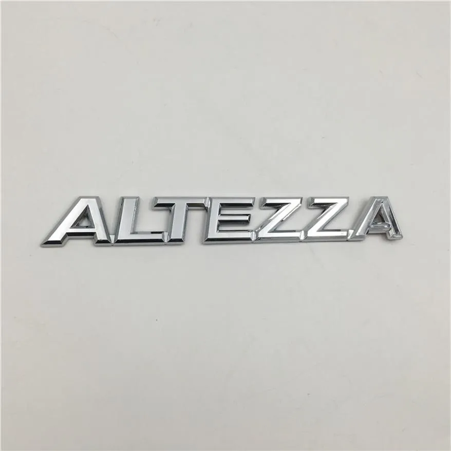 Toyota Altezza Emblem Arka Önyükleme Gagası Logo Rozeti Krom Harfler Stickers281D