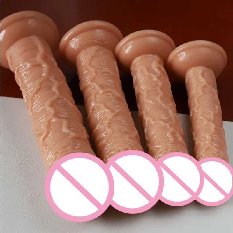 Massager Mini Simulation Dildo med Suction Cup Kvinnlig realistisk penis för kvinnor Masturbator Small Anal Plug Vuxen billig