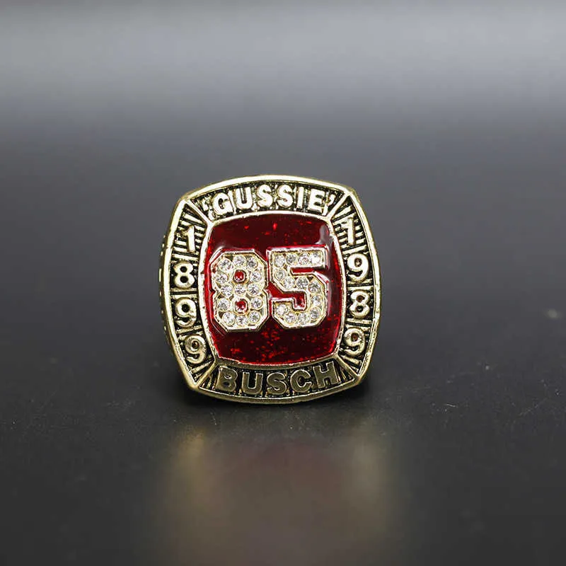 Mlb Hall of Fame Champion Ring 1899 1989 Star Gussie Busch Frontal 85