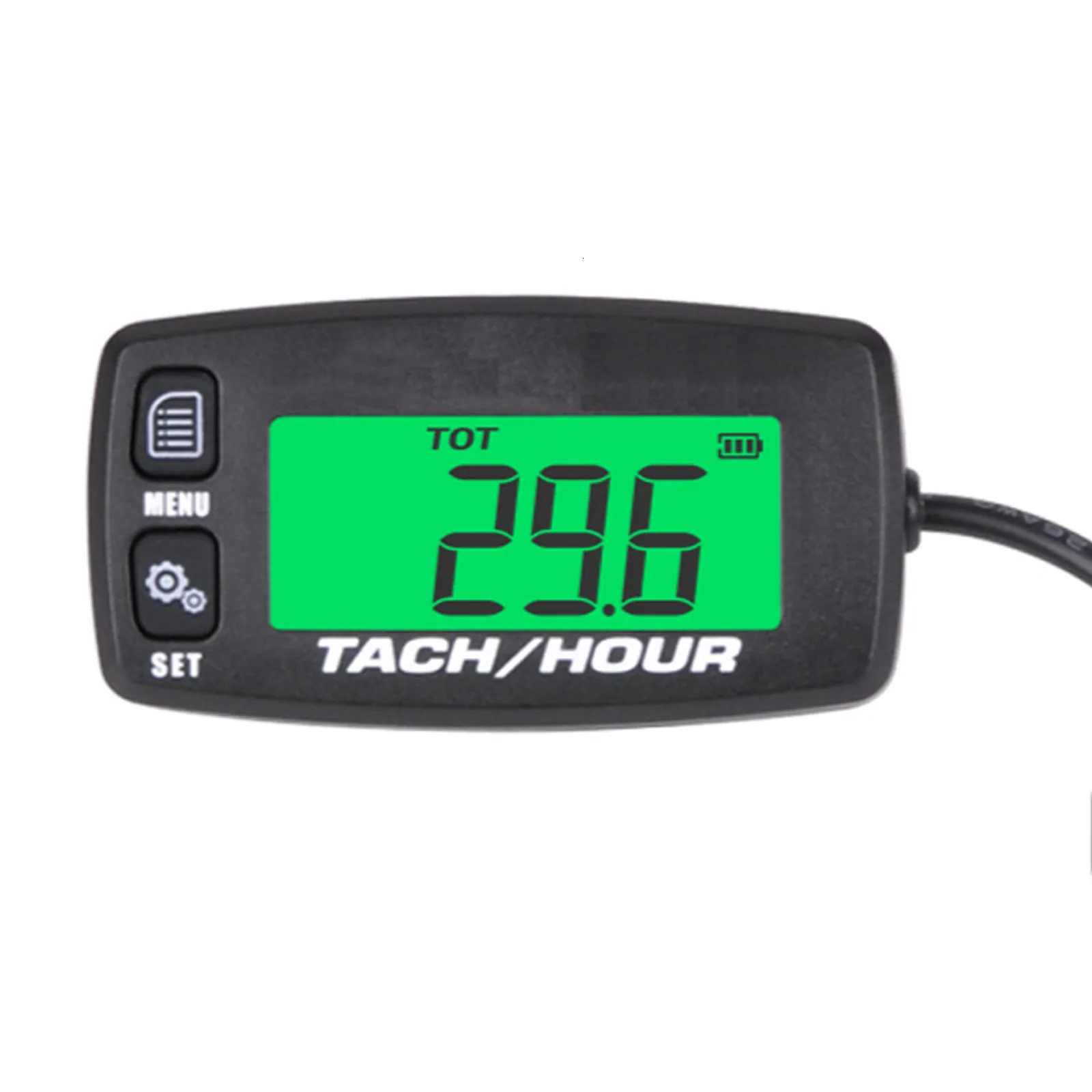 Compteurs Tachymètre Compteur Horaire Moto Compteur Tachymètre Numérique Moteur Réinitialisable Maintenace Alerte RPM Compteur pour Tronçonneuses Bateaux ATV 230804