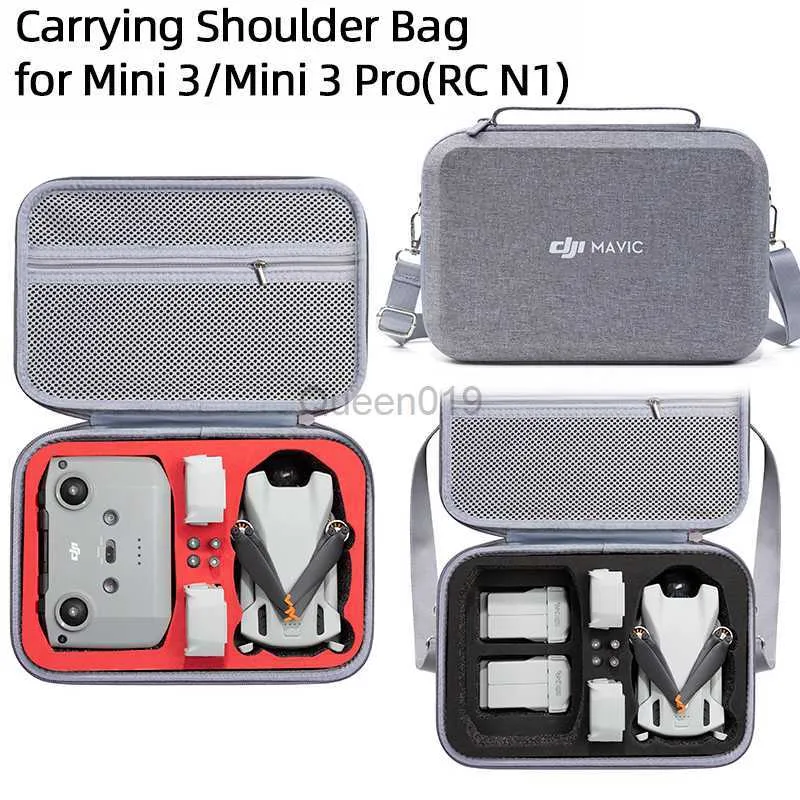 Convient pour DJI mini 3 pro sac de rangement portable pour véhicule aérien sans pilote mini 3 accessoires de télécommande étui portable HKD230807