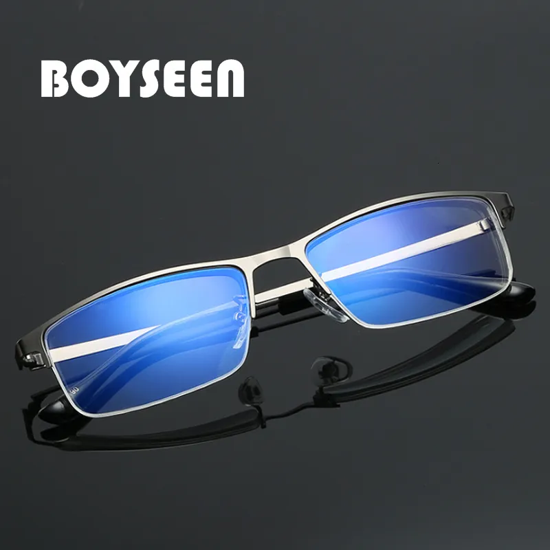 Okulary przeciwsłoneczne Ramy metalowe szklanki krótkowzroczności Pełna rama okulary przeciw niebiesko światłem Ochrony oka na szklane okulary Diopter 1 1 5 2 0 2 5 3 0 3 5 4 230807