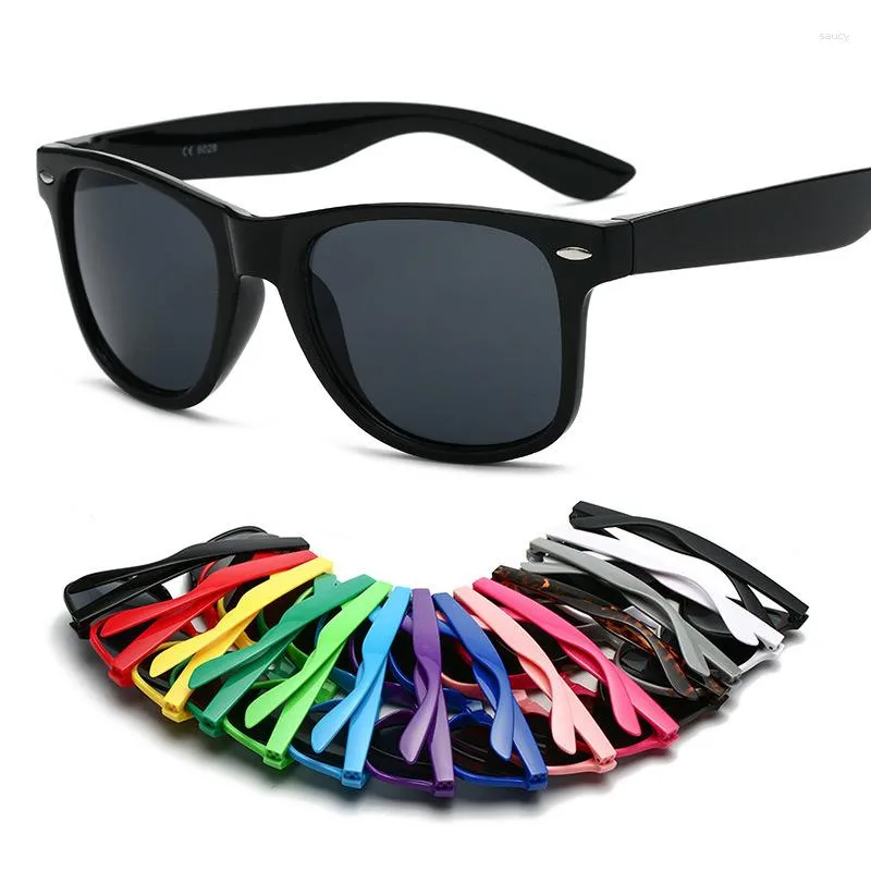 Lunettes de soleil rétro grand cadre soleil lunettes multicolores crème solaire coréenne pour hommes et femmes Anti-UV UV400