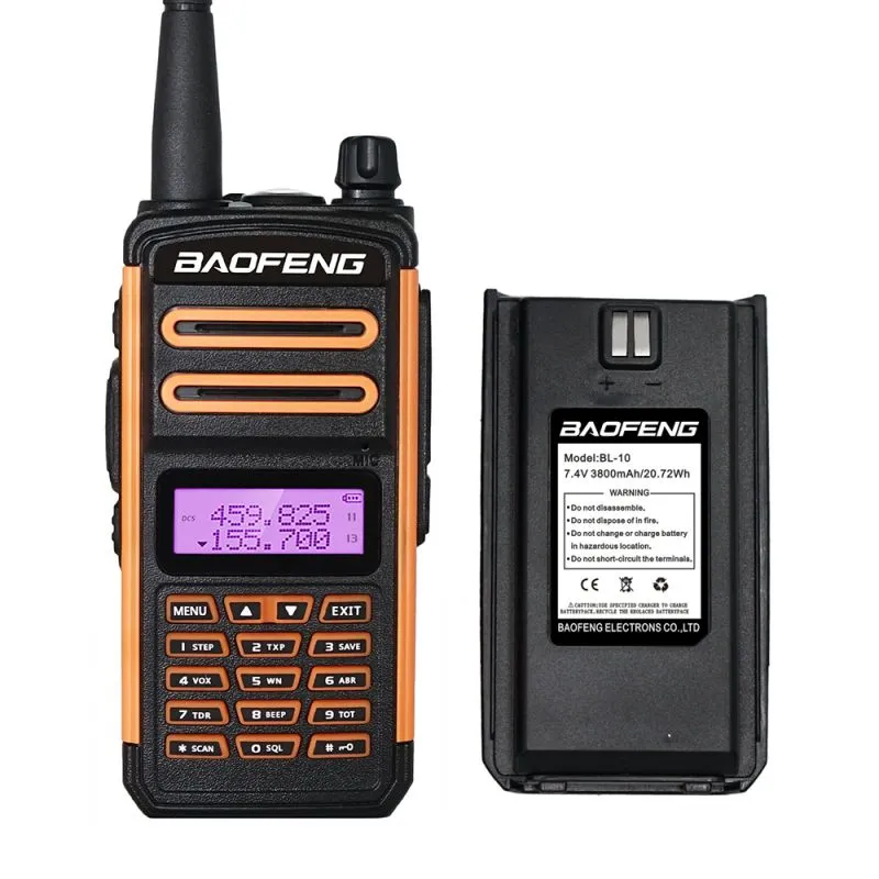 オリジナルBL 10 3800MAH LI BF H9 S5 PLUS TALL WAY RADIO HAM RADIO TR BAND RADIOのためのバッテリー上のバッテリー