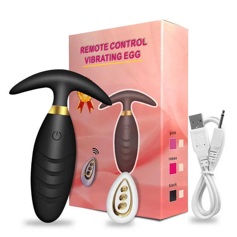 Wireless Remote Control Anal Plug Prostate Massager Sexitoys for Men Gay Butt Vibrator Goods 18