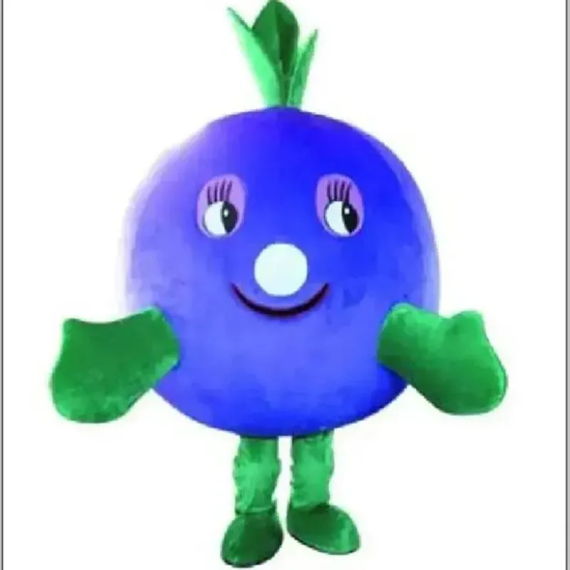 New Cartoon new blueberry Mascot Costumes Halloween Christmas Event Role-playing Costumes Role Play Dress Fur Set Costume