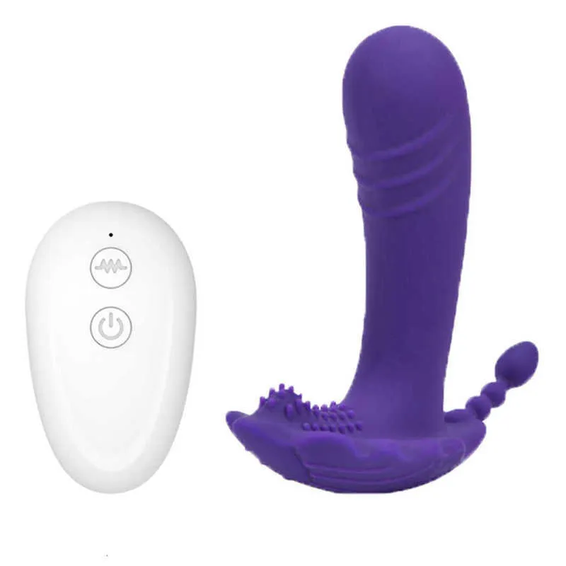 Consolador vibrador para mujer estimulador de clítoris punto g inalámbrico remoto usable Panty parejas adultas