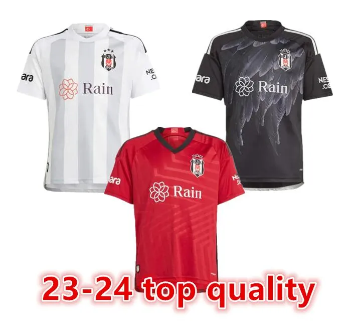 Maillots de football Besiktas JK 2023/24 SAISS GHEZZAL GEDSON MULEKA ABOUBAKAR HUTCHINSON UCAN ROSIER YILMAZ GHEZZAL 2023/24 domicile 120e maillot de football