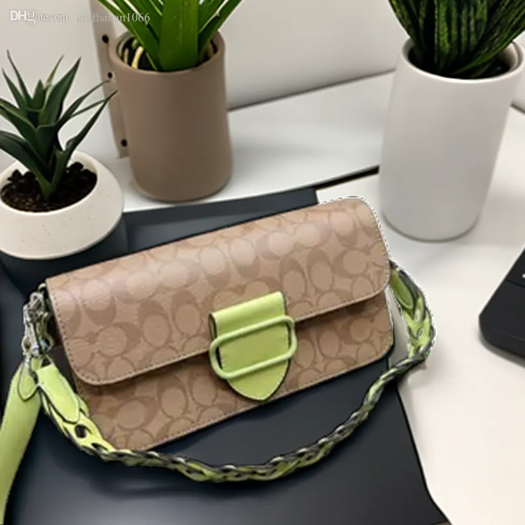 2023 Luxury Brand Chain Leather Axel Rem Women's Crossbody Axel Bag Casual mode Högkvalitativ bärbar Hot Selling Shopping och shopping Essential Essential