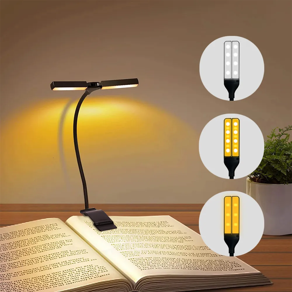 Kaufe Tragbare USB-LED-Mini-Buchleuchte, Leseleuchte, Tischlampe