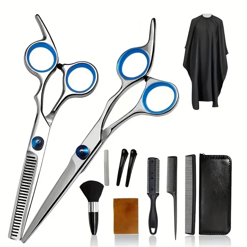 Набор ножниц премиум -класса для волос - идеально подходит для профессиональных парикмахерских и домашних стрижек!