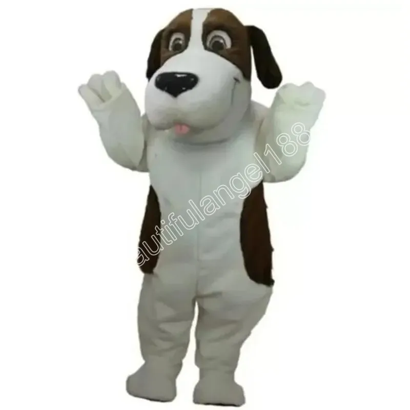 Stage Performance Dog Mascot Costume Cartoon Character Outfit Suit Halloween Party Outdoor Carnival Festival Fancy Dress for Men Women