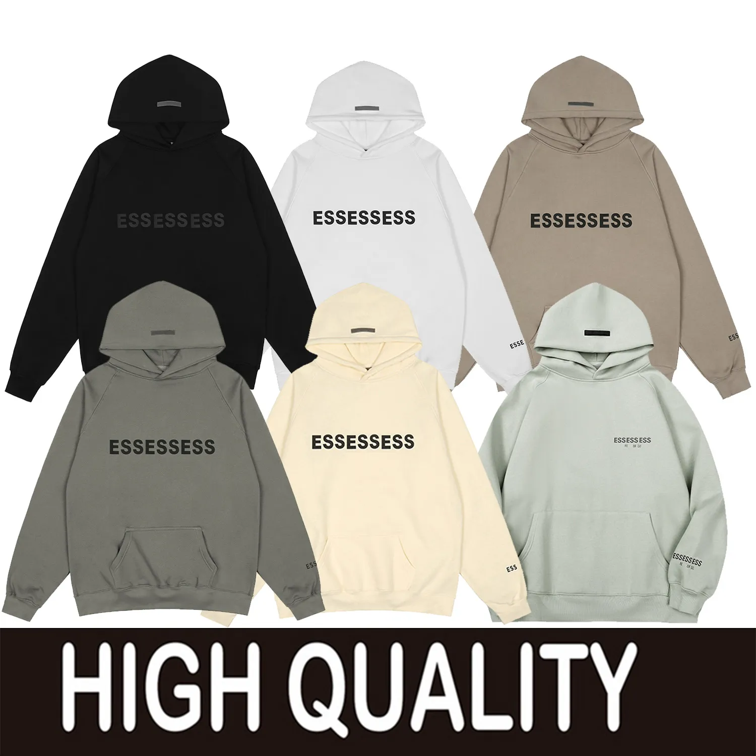 2023 varm designer hoody hooded hoodies mens kvinnor hög kvalitet streetwear pullover tröjor lösa jumper toppar reflekterande klädstorlek s-xl