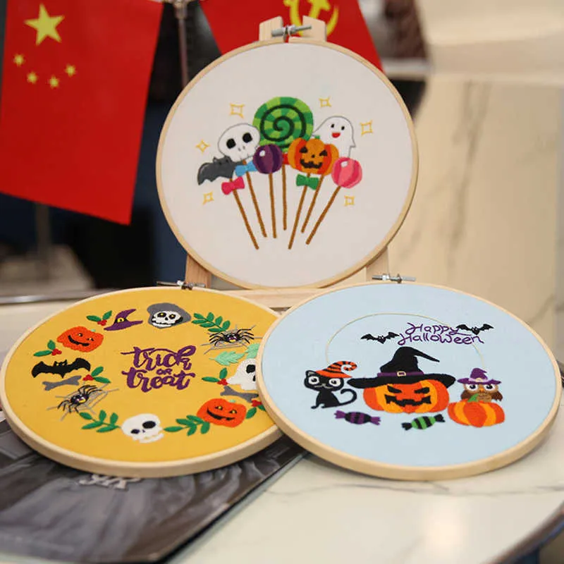 Produits chinois bricolage Art broderie pour débutant travail manuel couture motif imprimé point de croix Art couture artisanat peinture décor