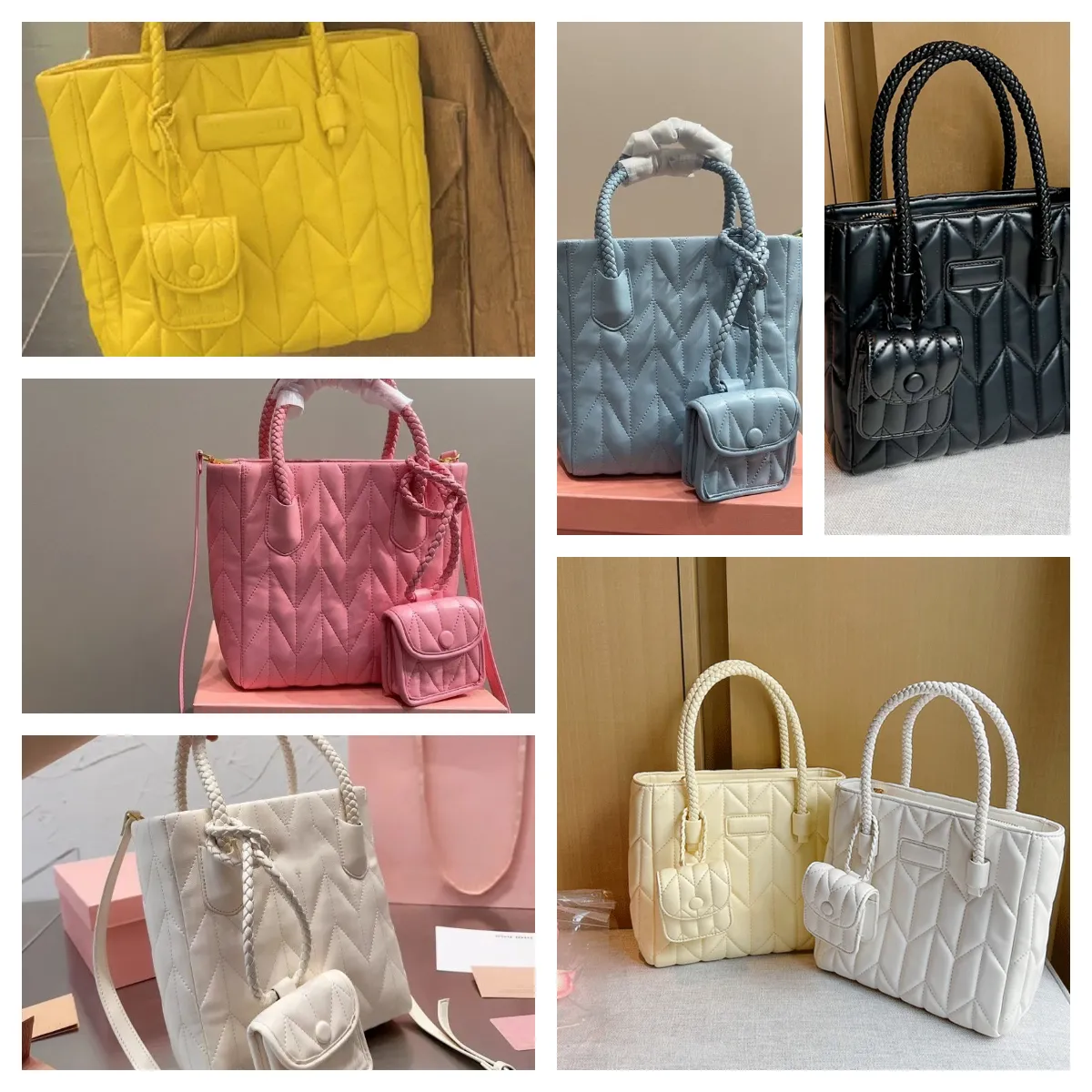 Designerväskor Sunshine Tote Women Fashion Handbag Leather Beach Totes With Serie Number Top Qualit Lämplig för män och kvinnor Crossbody Bag Handbag