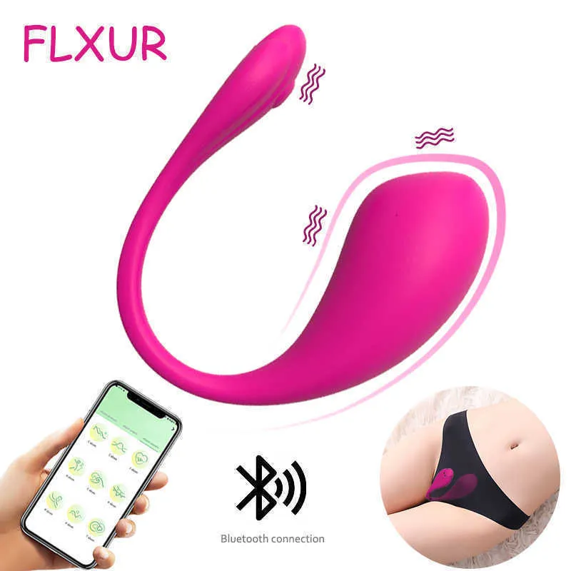 Massager Instense App Vibrator Bluetooth Wireless Control Love Egg för kvinnor Vuxna par trosor vibratorer g-spot onani