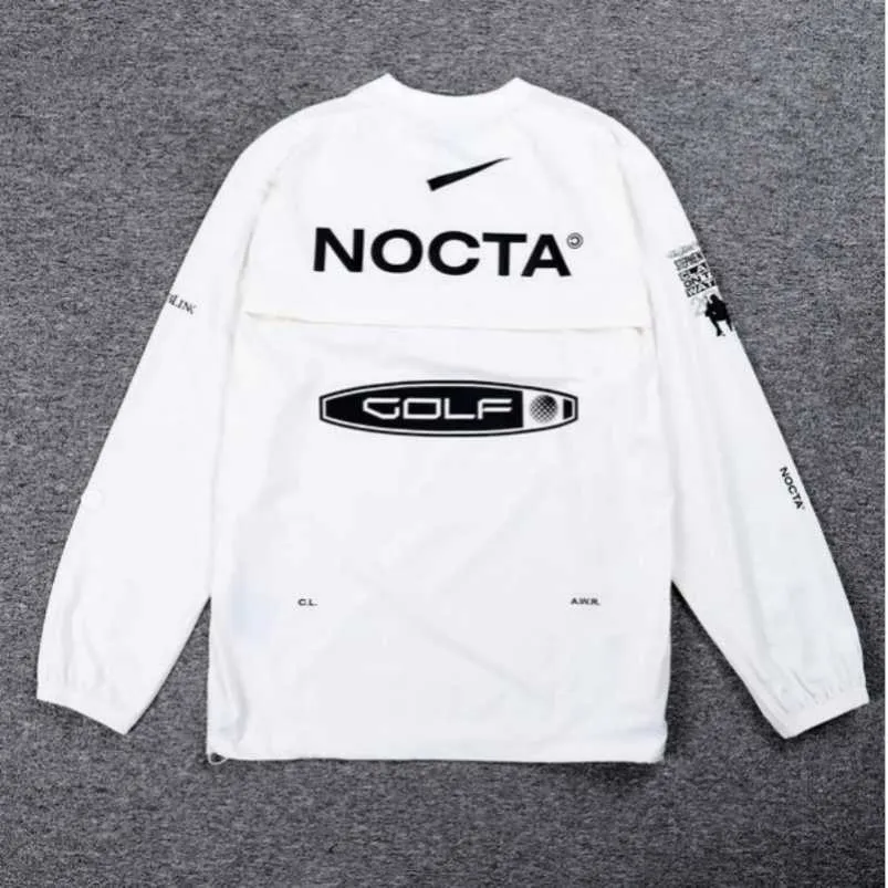 2023 Moletons masculinos versão dos EUA nocta Golf co-branded draw respirável secagem rápida camiseta esportiva de lazer manga longa nec redondo Design de movimento 11a