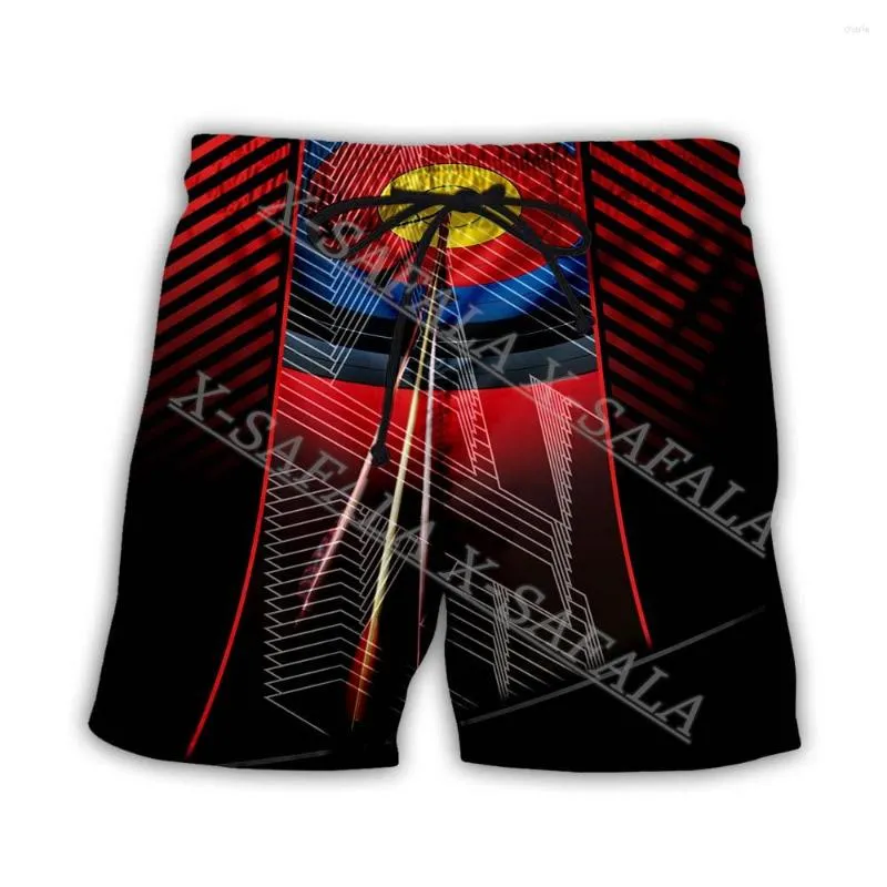 Men's Shorts Archery Team Player Gift Customized Swimming Summer Beach Holiday Pants Sports Half Pants-2