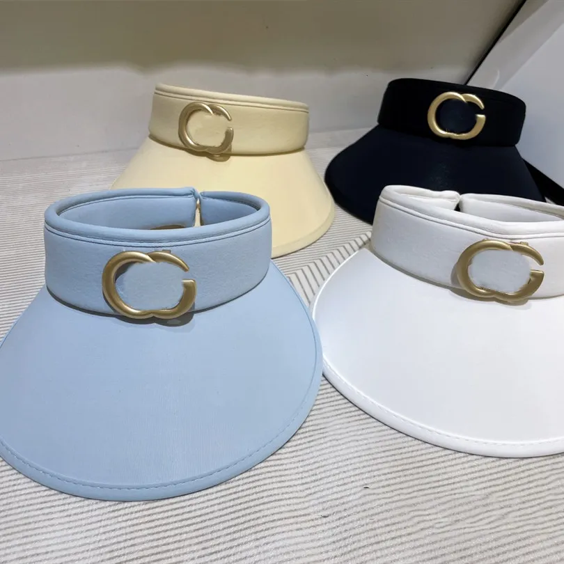 Neue Mode Hut Große Visiere Zylinder Mode Brief Designer Ball Caps für Frau Sport Caps