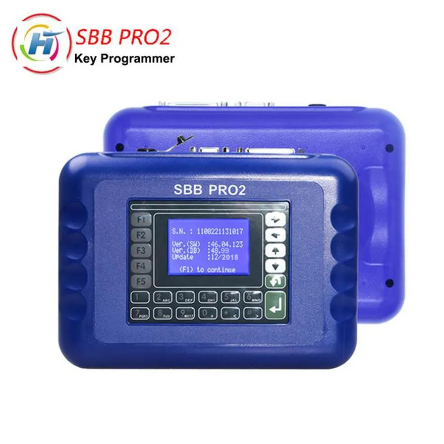 Outils de diagnostic automatique Immobilisateur V48 99 SBB Pro2 OBD Programmeur de clé de voiture Multi Langauge Véhicule Tool291J