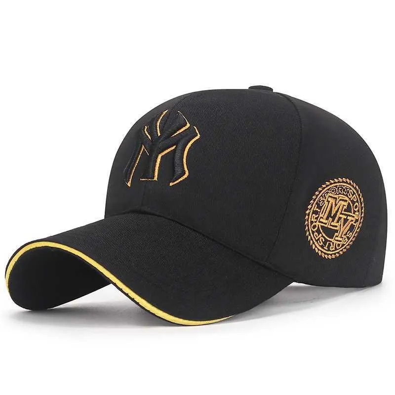 新しい刺繍文字女性男性野球帽NYラキャップヒップホップ帽子スポーツバイザースナップバックキャップサンハットゴラスホンブルケット