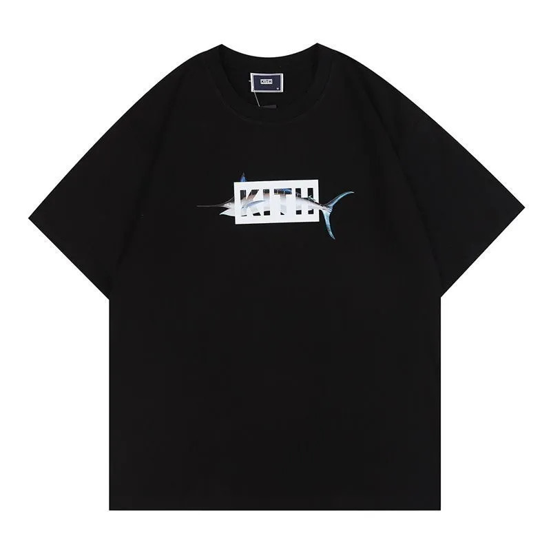 Designer Kith x Ksubi Lettera Tee Cotone lavato Crop Streetwear T-shirt di qualità magliette grafiche per uomo Abbigliamento uomo vintage oversize a14