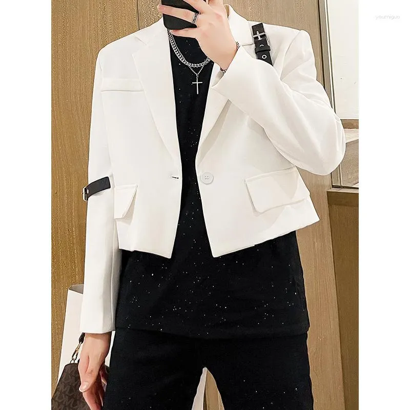 Costumes pour hommes de haute qualité élégant élégant veste courte Blazer rue 2023 à la mode luxe Original Niche Design manteau costume printemps