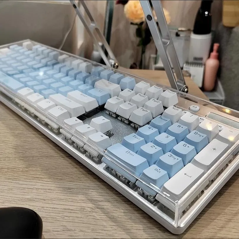 Clear Acrylic Keyboard Cover - Keeps Cats Off, Stops Spills, Doubles As A Laptop Stand Or Desk Tray