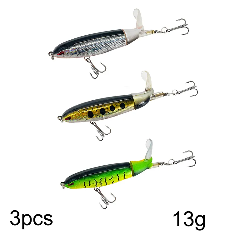 Baits Lures Topwater Artificial Fishing Lures 13g 15g 35g Whopper Plopper  With Spinning Tail Popper Wobblers Lures For Pike Fishing 230807 From  Dao05, $8.58