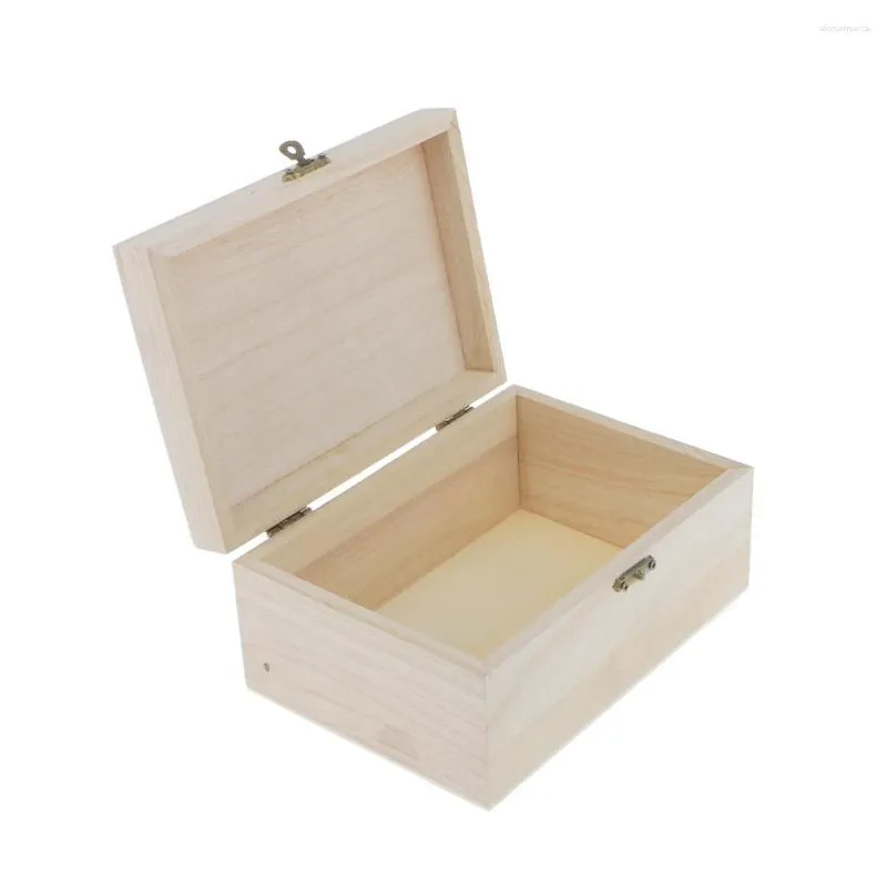 Plain wooden trinket box sale