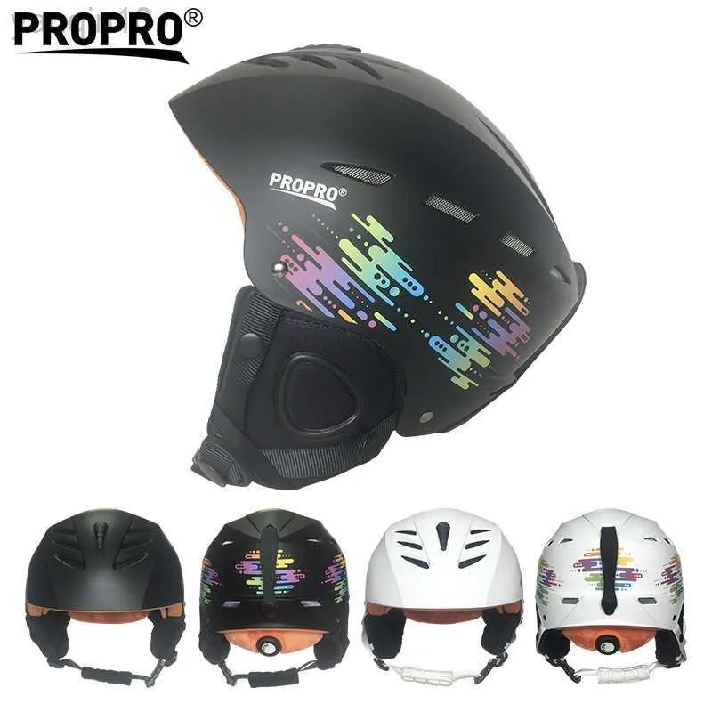Лыжные шлемы 2021 лыжный шлем мужчина Женщины зимние спортивные шлемы для спортивного шлема для детского скейтборда шлемы сноуборда снежные шлемы HKD230808