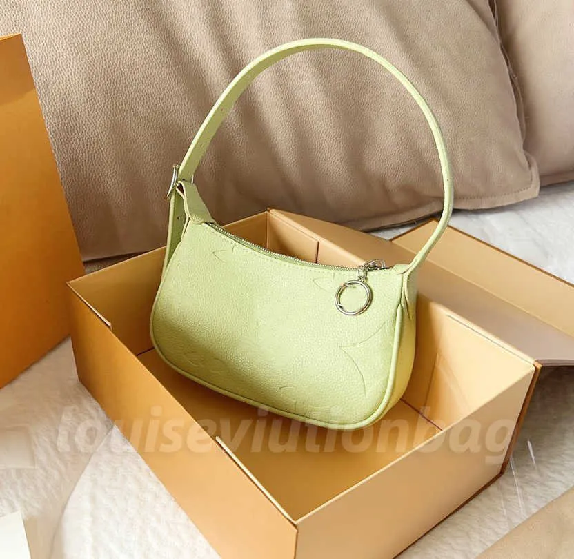 Torby wieczorowe TOP luksusowe designerskie torby pętlowe torby rogaliki ramię hobo designer torebka półksiężyca bagietka torebka crossbody metalowa kolekcja łańcucha 798684