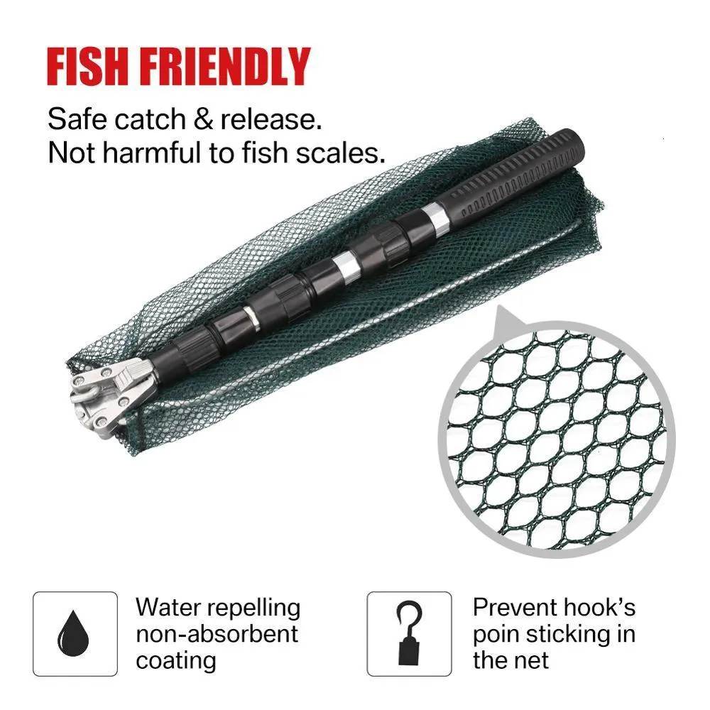 Telescoping Foldable Fishing Net 130CM Aluminum Alloy, Retractable Pole For  Carp Fishing Tackle, Catching, Releasing Fishing Landing Net From Dao05,  $21.66