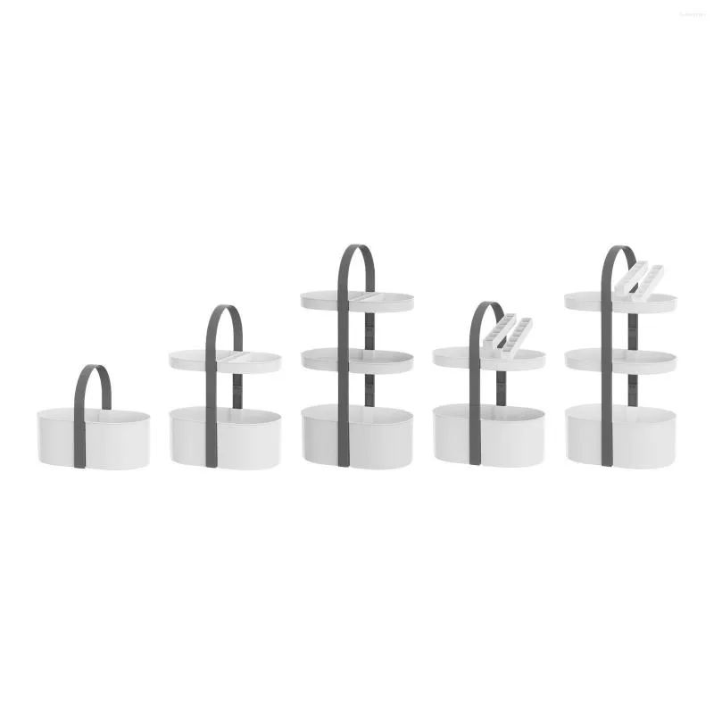 Boîtes de rangement Holder Cosmetic Skincare Countertop Shelf Salle Bathroom Organizer pour la chambre à coucher