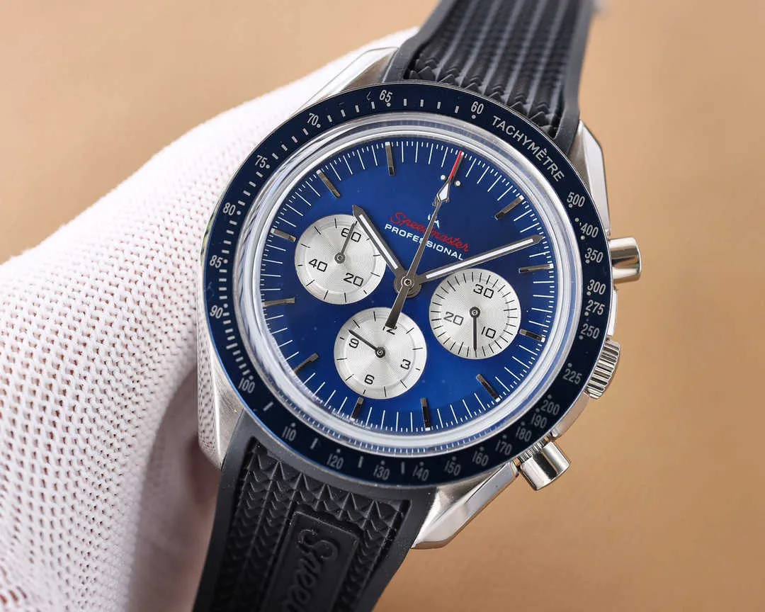 Luxury Speedmaster Sport high Watch mens watches designer quality Omeg moonswatch women chronograph montre luxe homme prx uhr with box JOLO